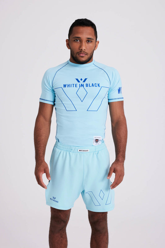 COLL1: Blue Rash Guard