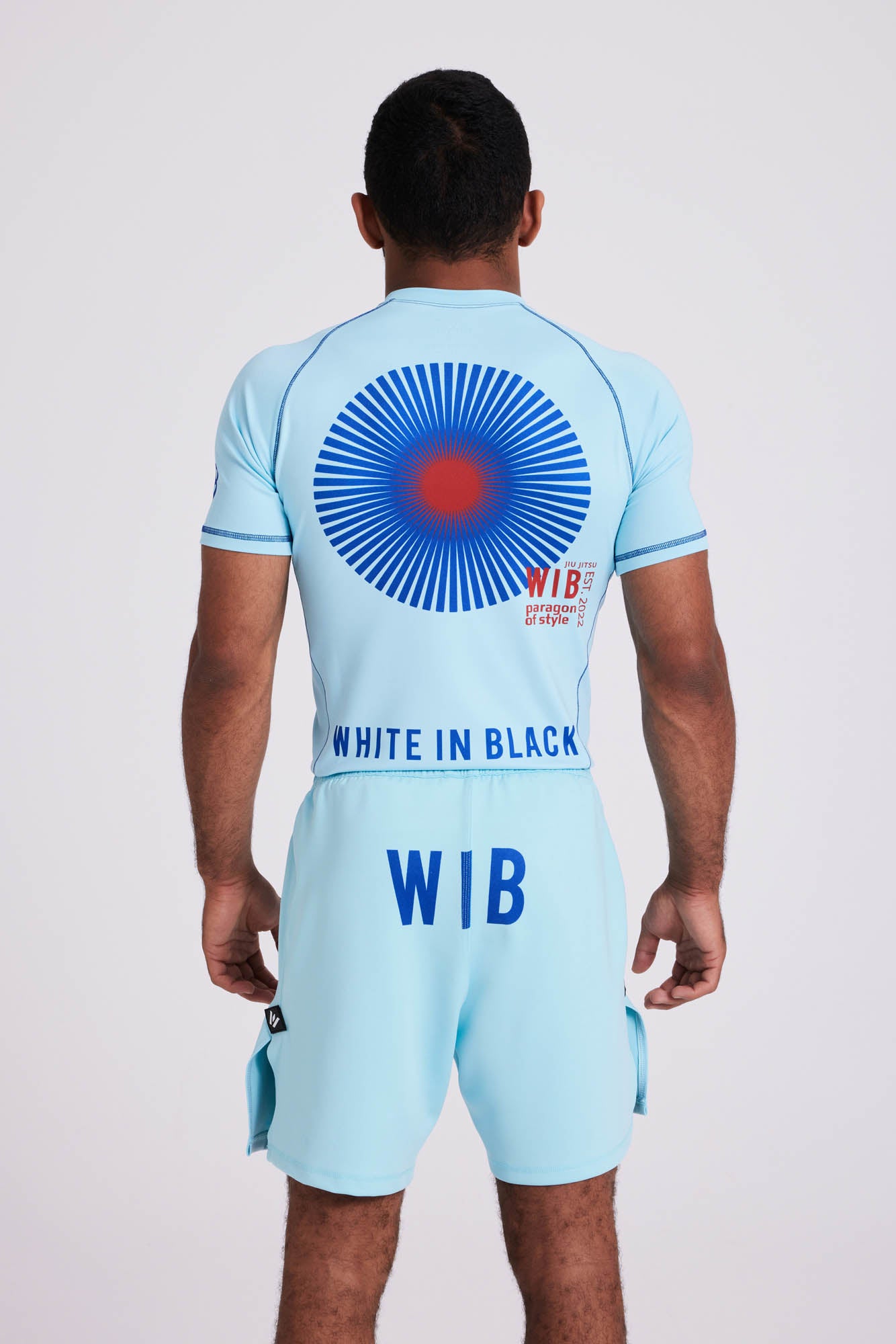 COLL1: Blue Rash Guard