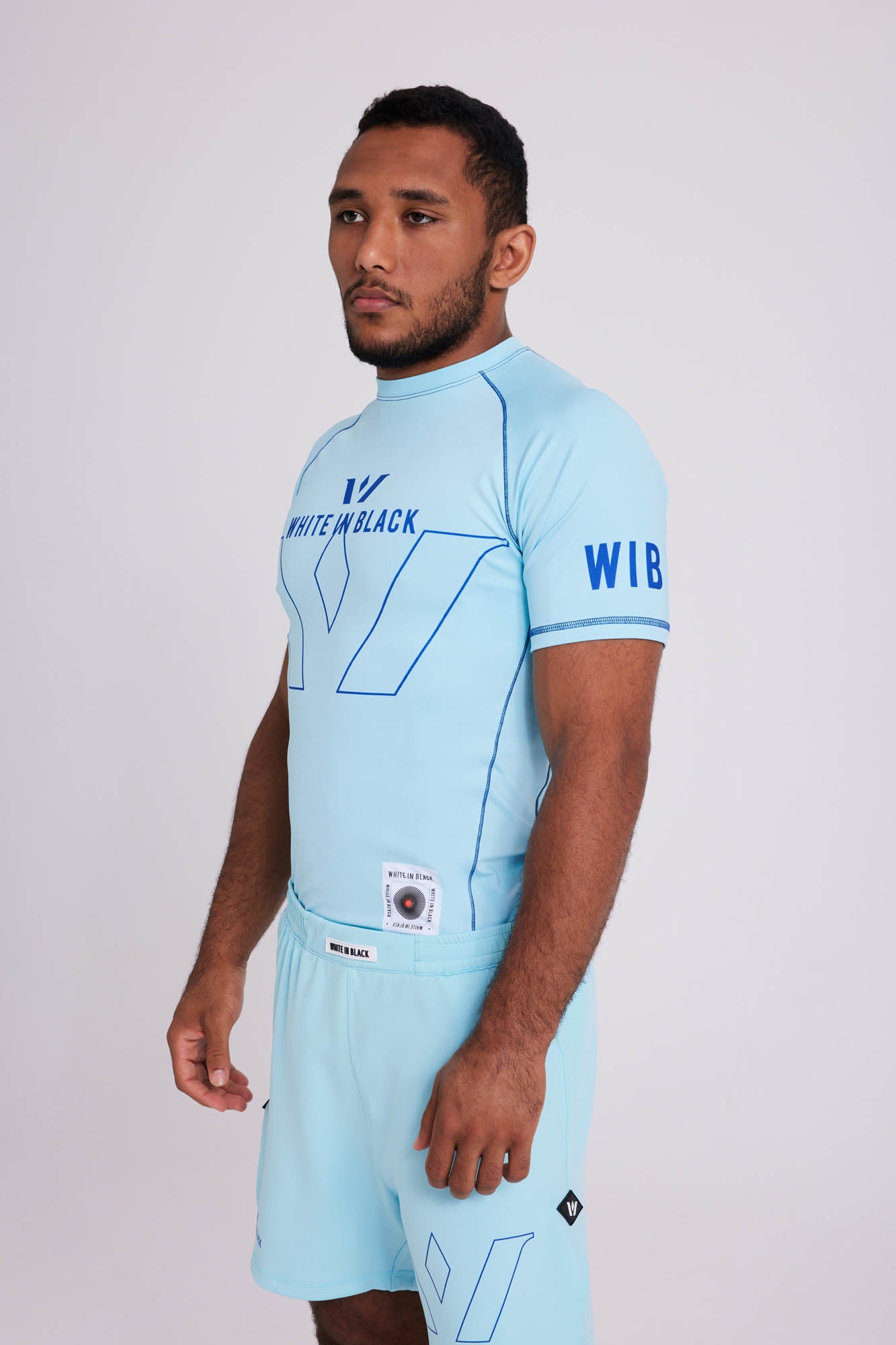 COLL1: Blue Rash Guard